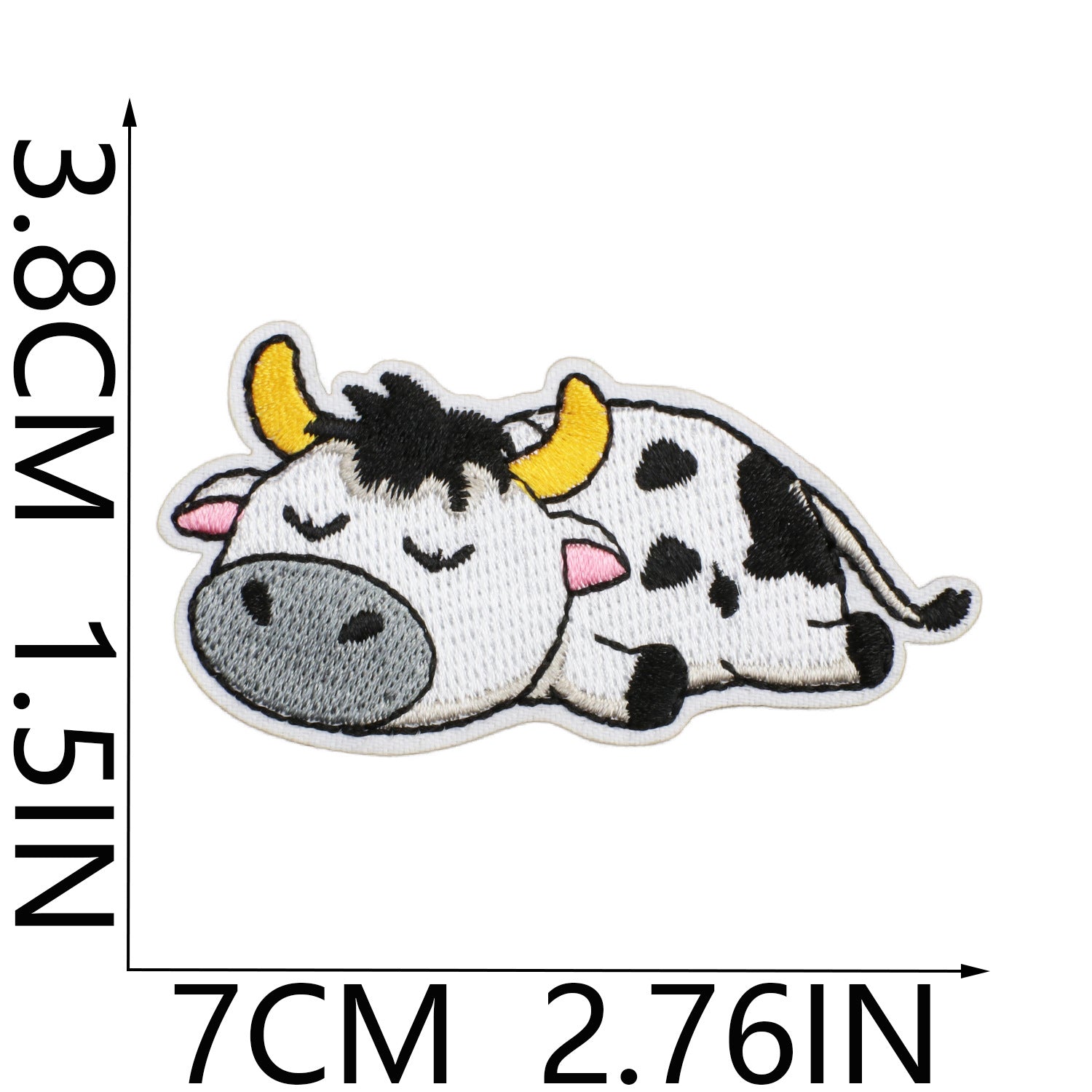 Wholesale Mother Cow Embroidery Cloth Patches